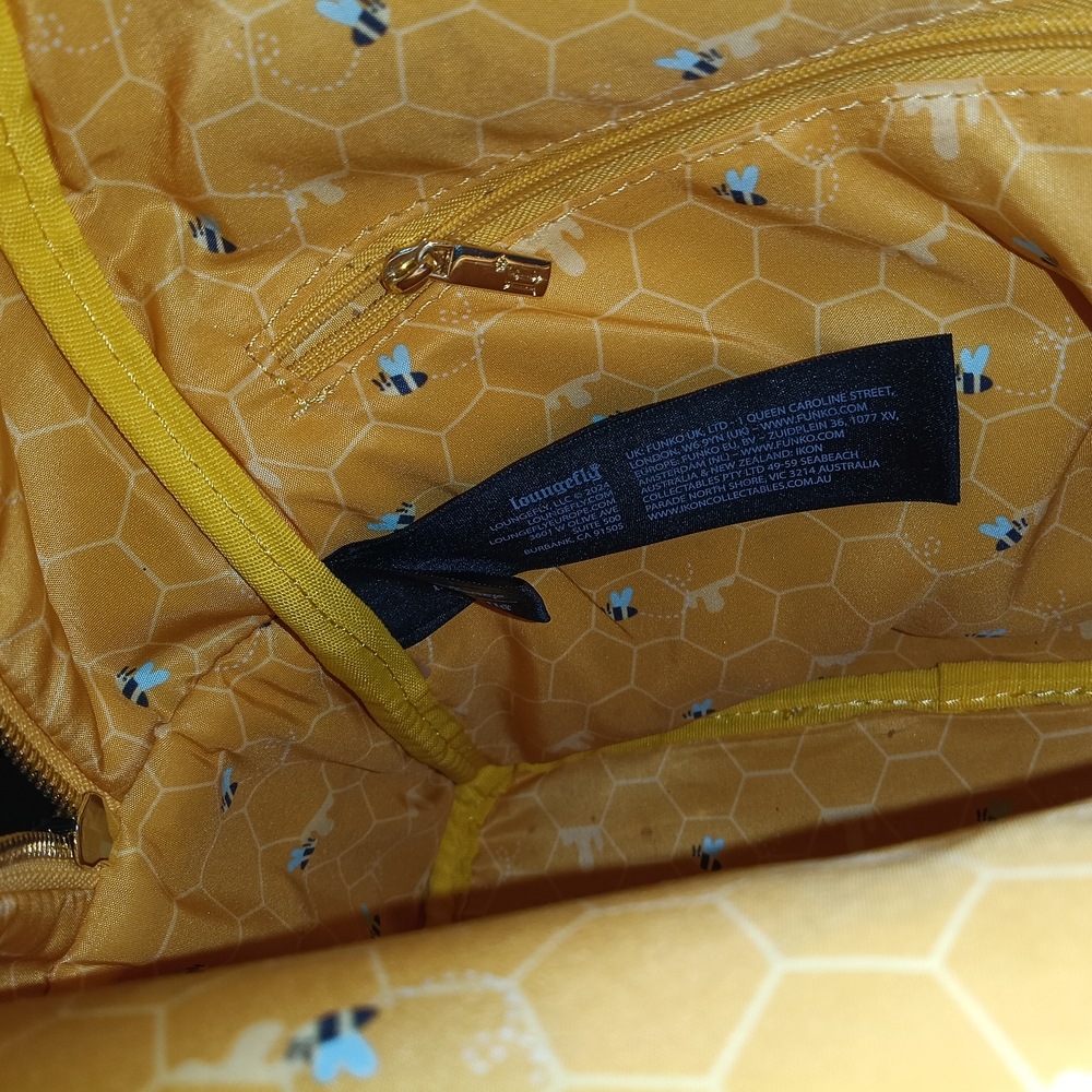 Loungefly New Yellow Disney Winnie The Pooh Cozy Backpack - Picture 9 of 12